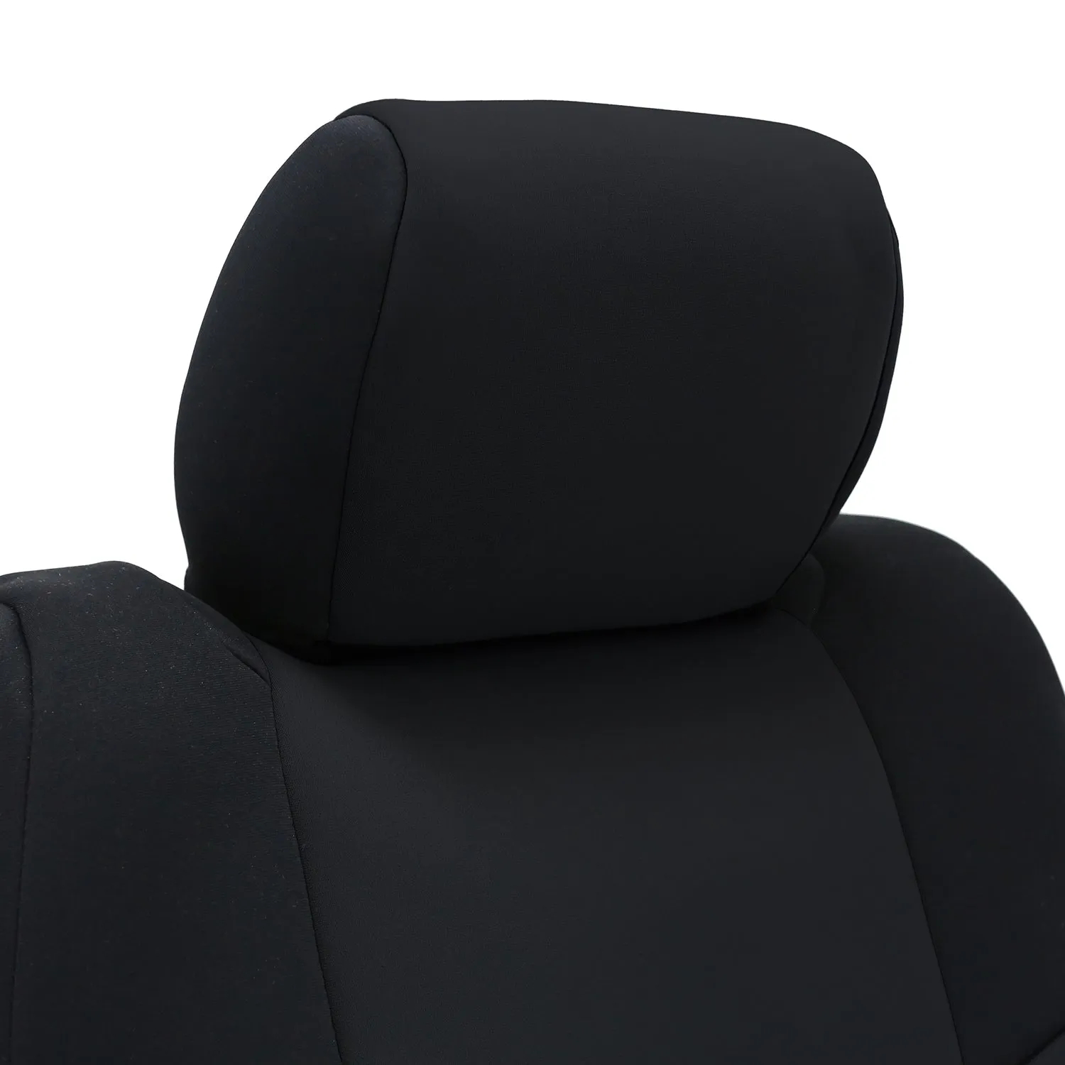 2011-2012 Toyota Tacoma Custom Fit Neoprene Seat Covers Rear 50/50 Bucket Seats-Black
