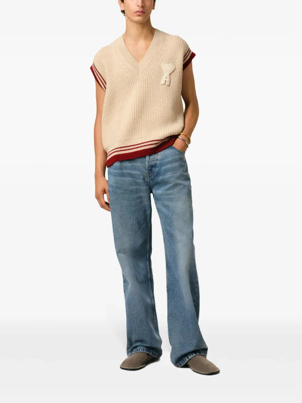 Ami De Coeur Knitted Vest