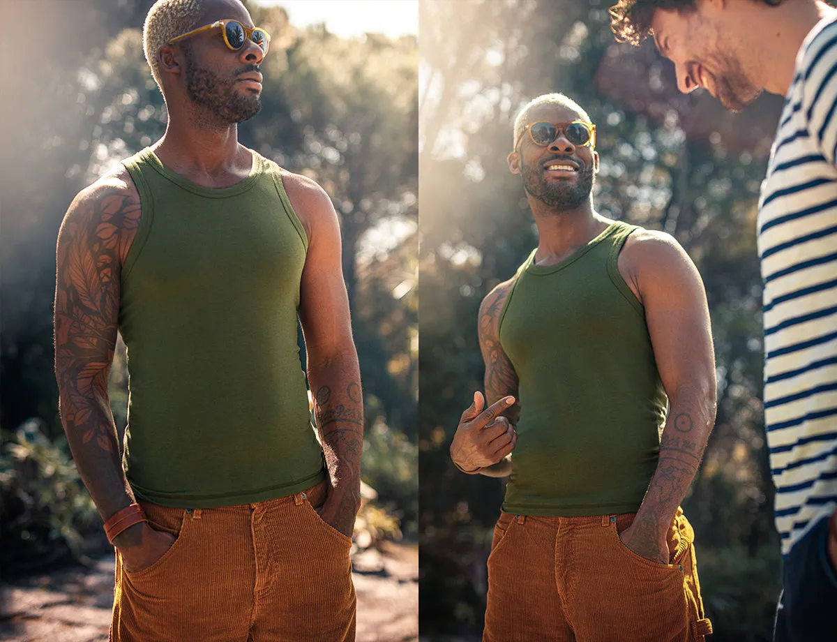 &SONS Essentials Vest Army Green
