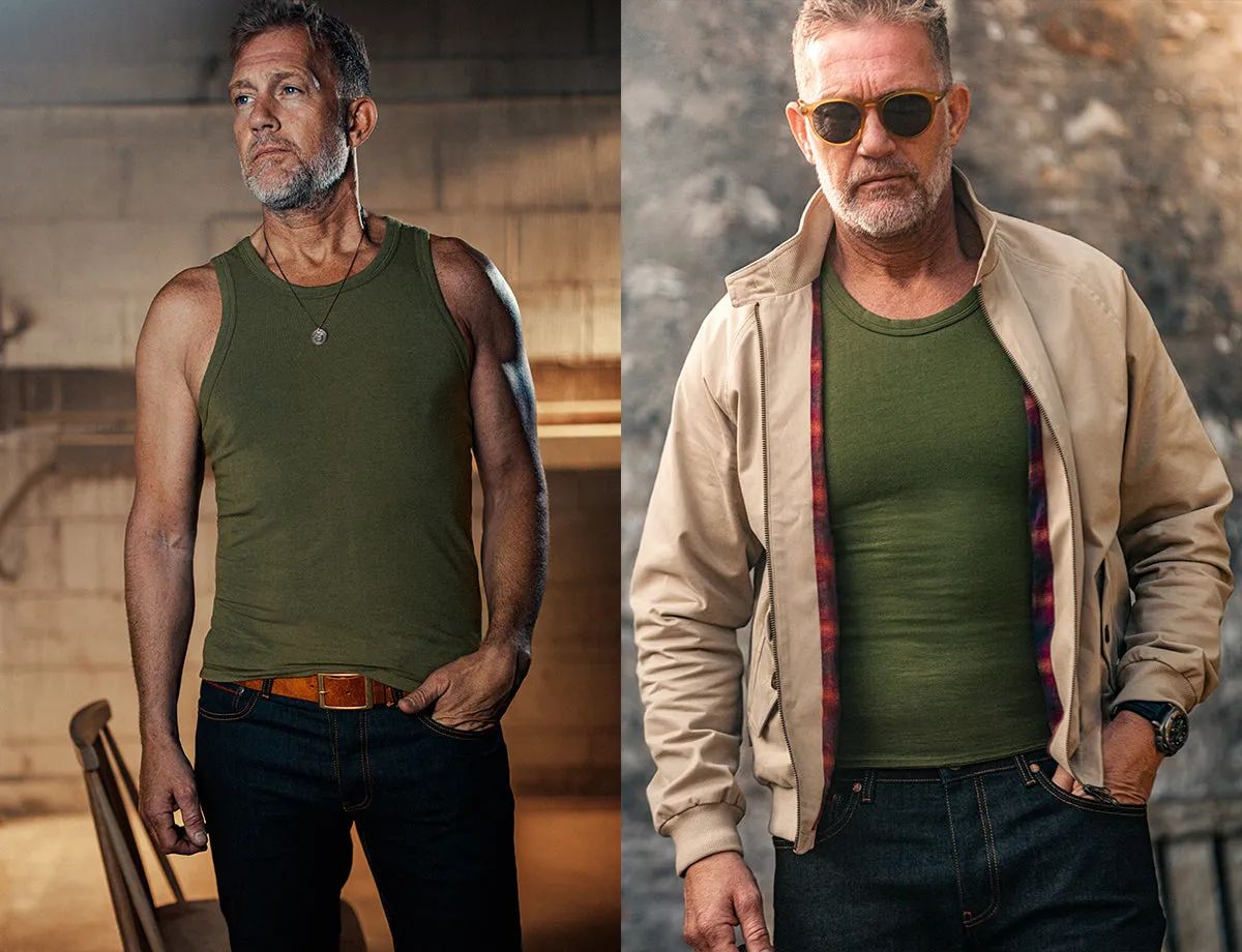 &SONS Essentials Vest Army Green