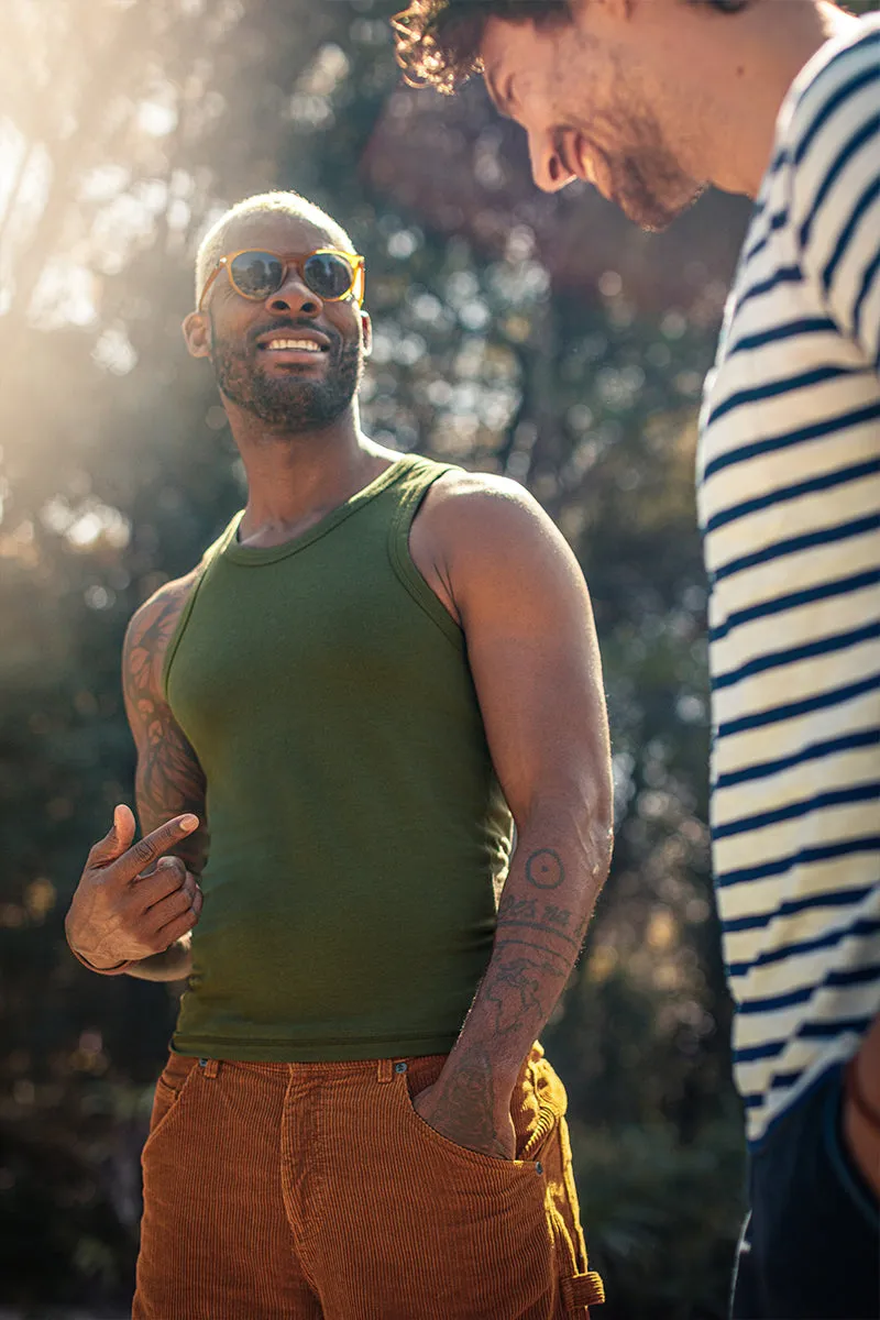 &SONS Essentials Vest Army Green