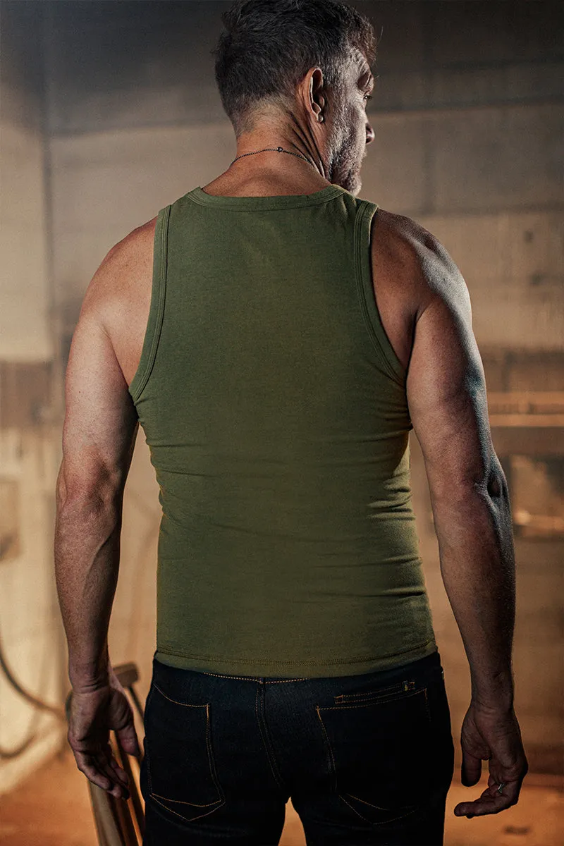&SONS Essentials Vest Army Green