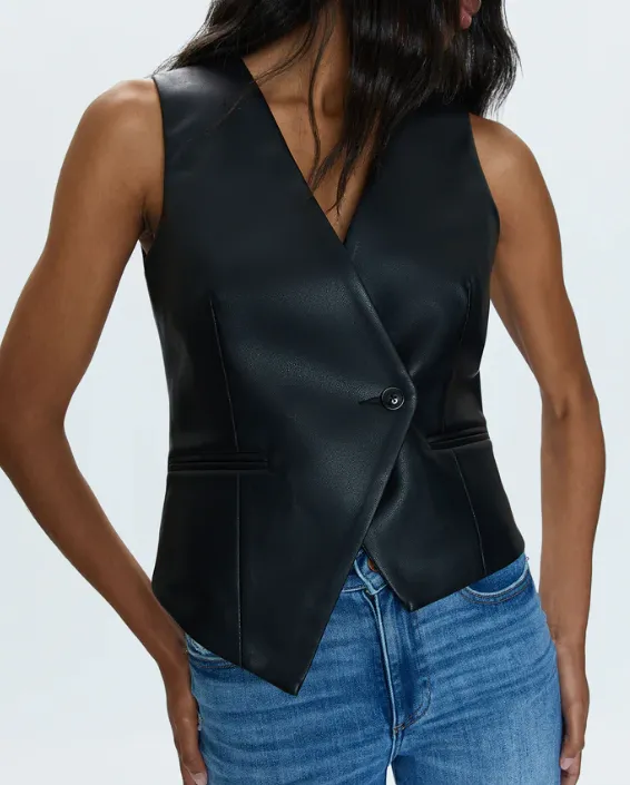 ARABELLA VEST - SLATE BLACK