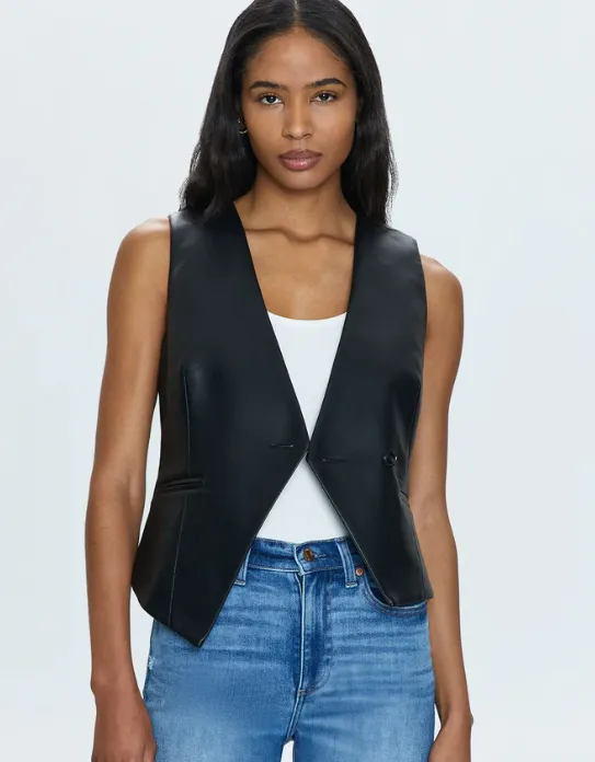 ARABELLA VEST - SLATE BLACK