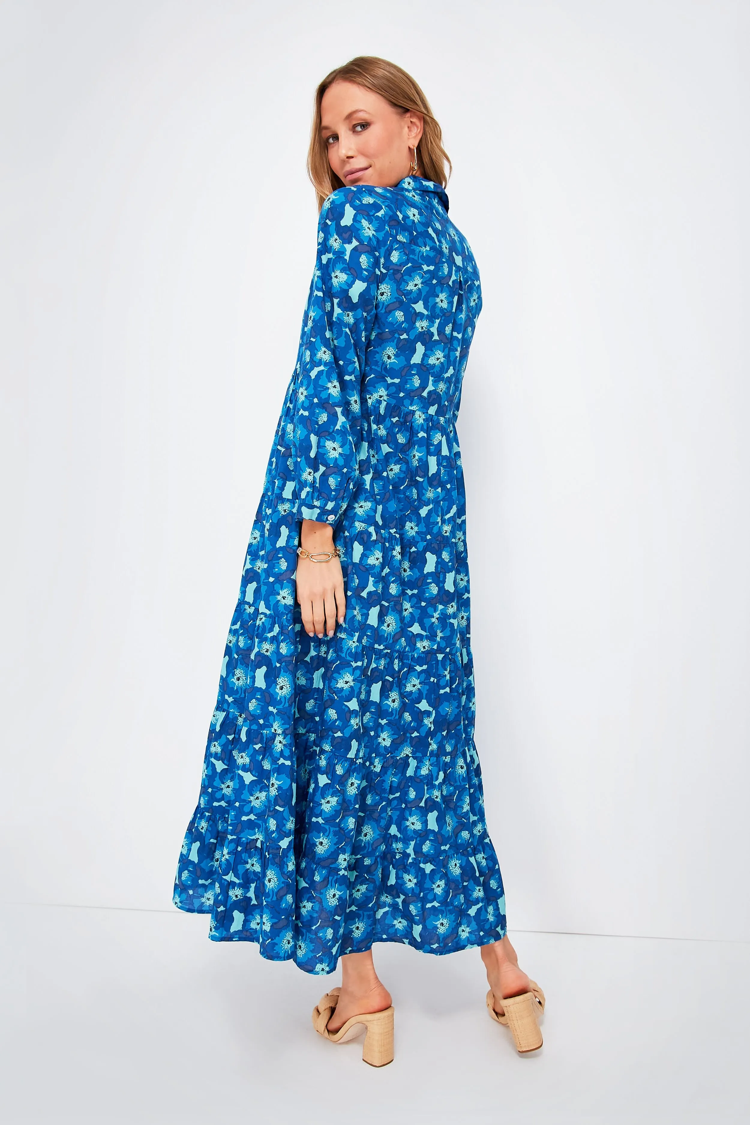Blue Jacinta Jinette Dress