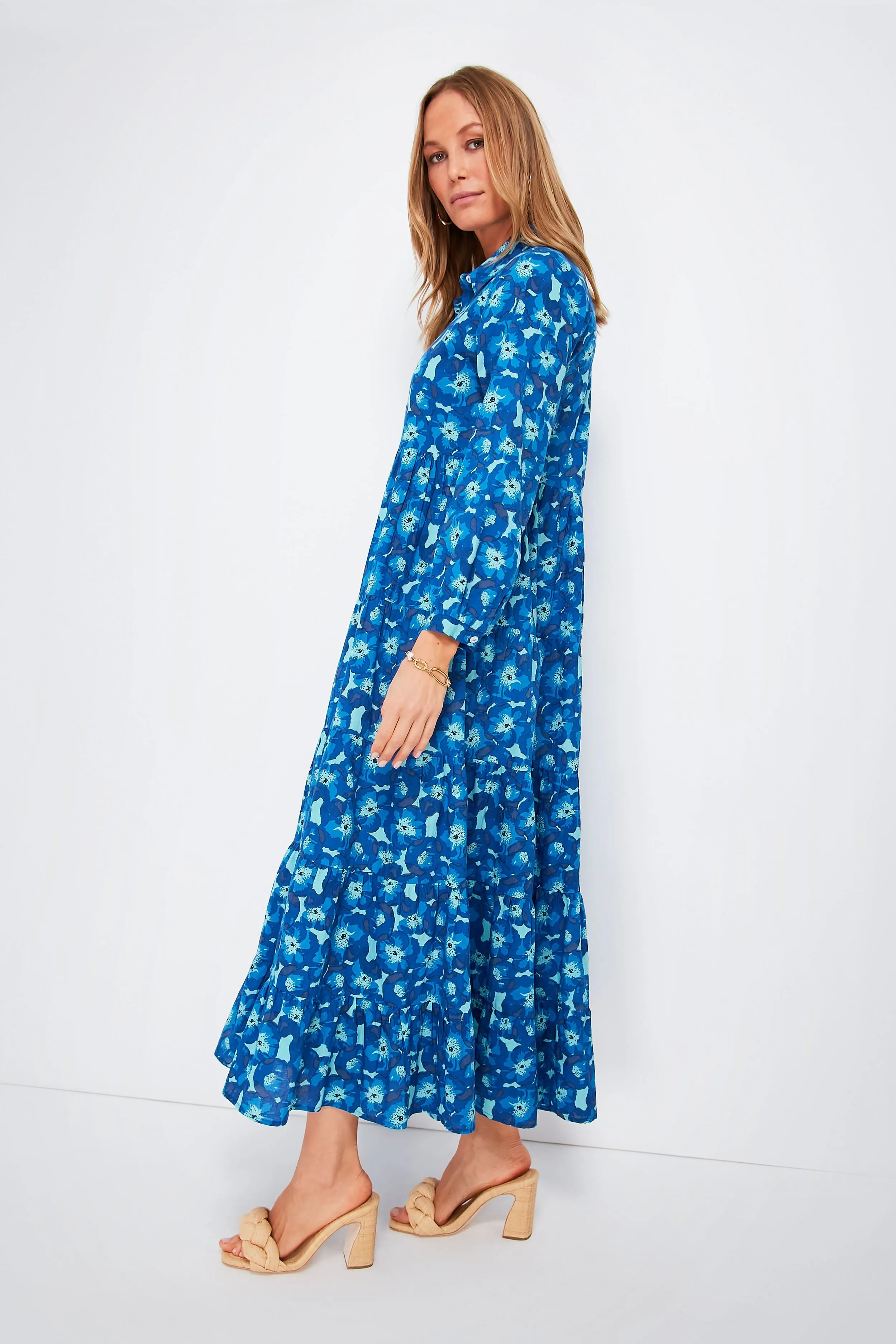 Blue Jacinta Jinette Dress
