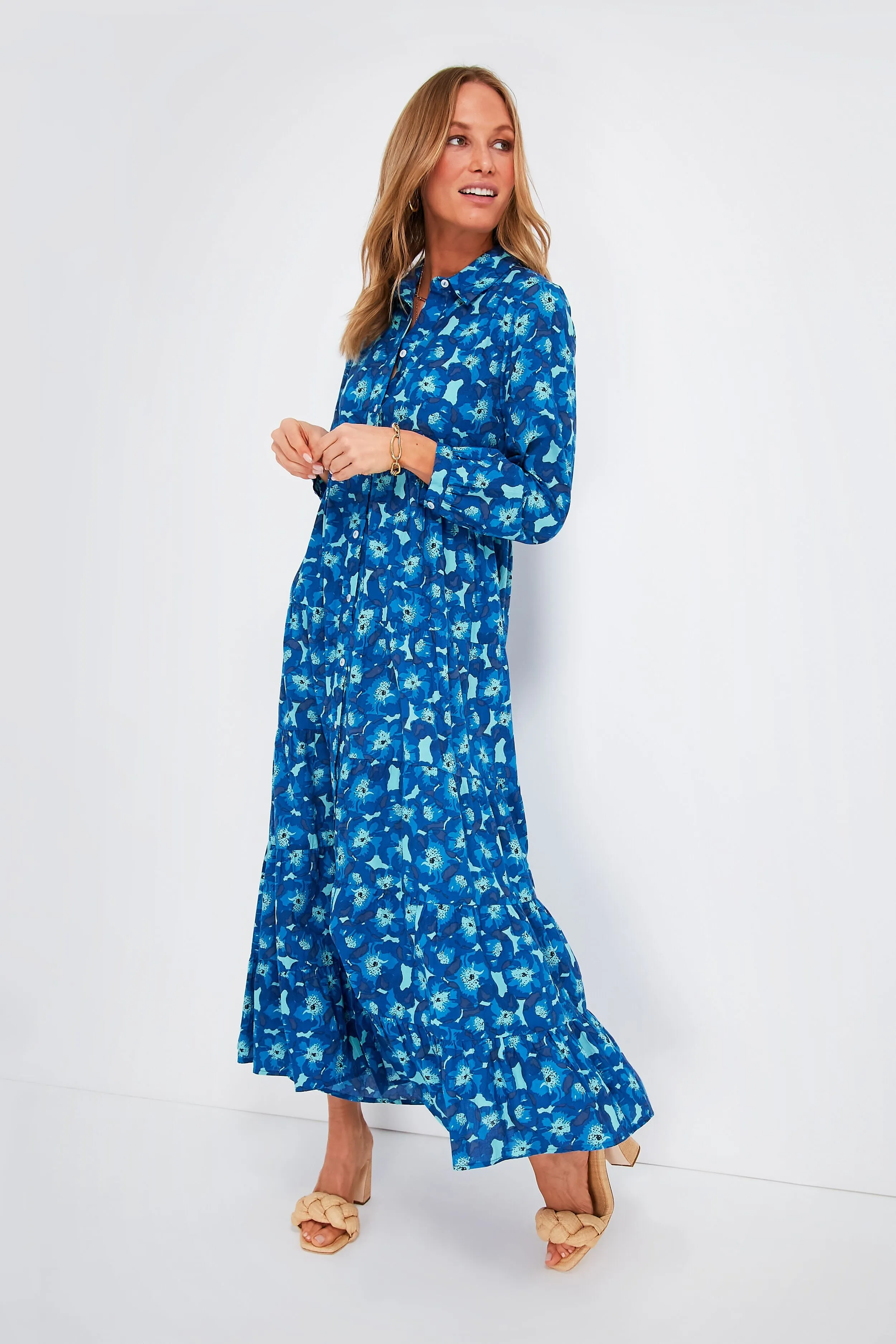 Blue Jacinta Jinette Dress