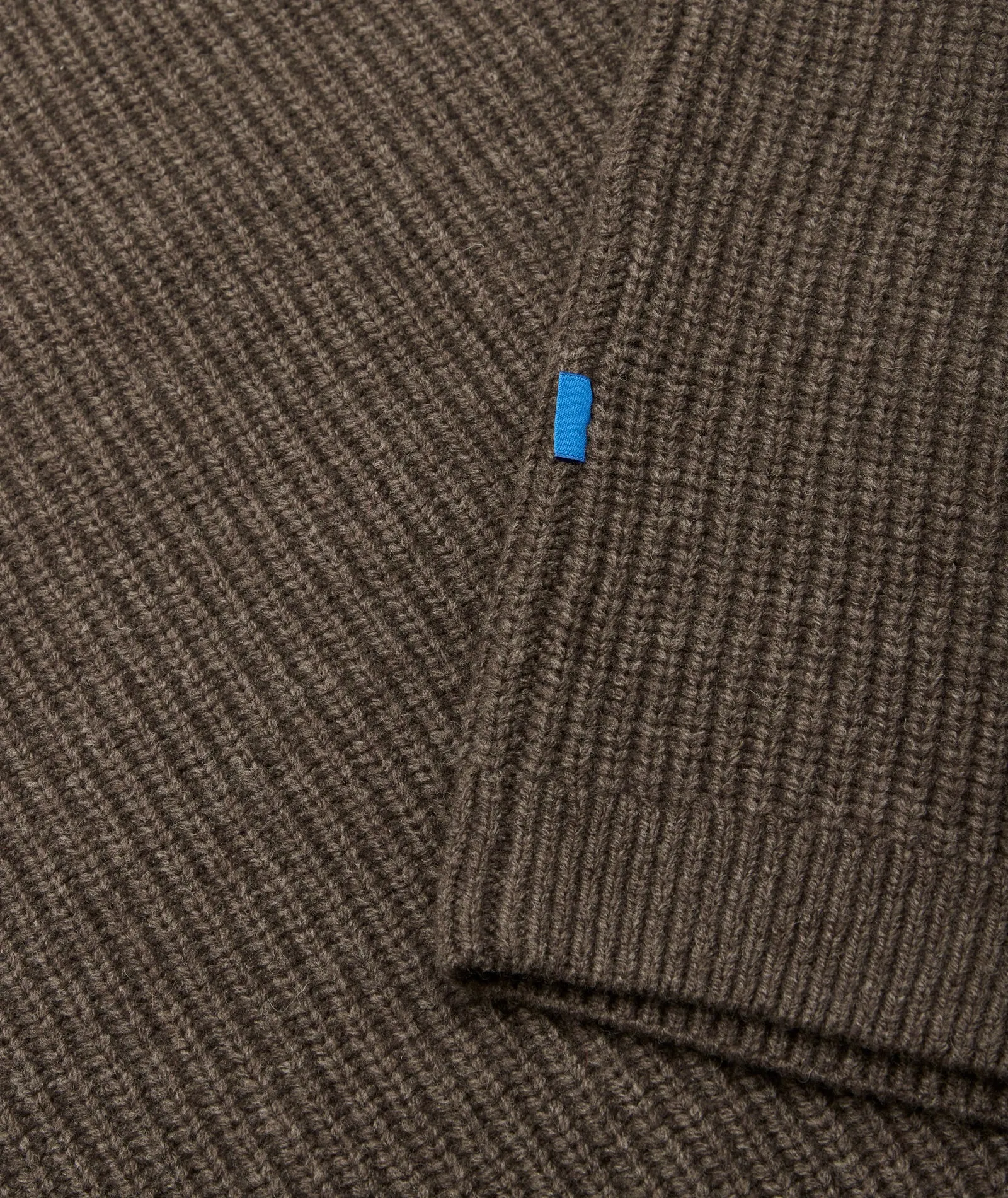Boxy Wool Knit - Taupe Melange