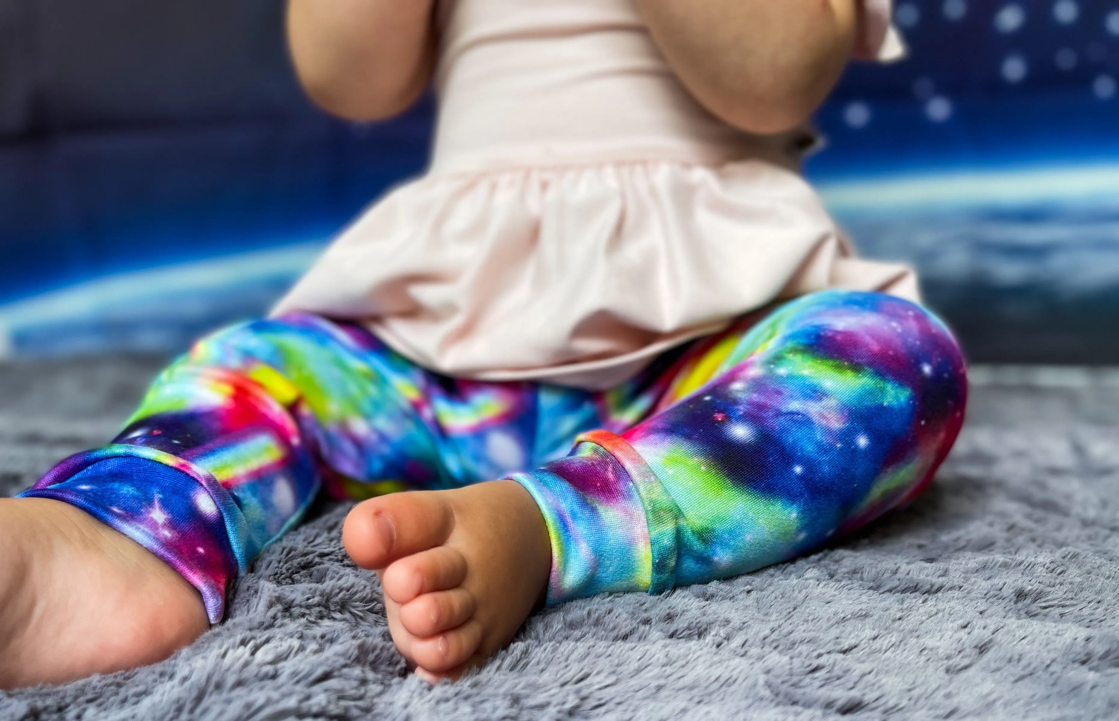 Bumblito Leggings ~ Rainbow Galaxy