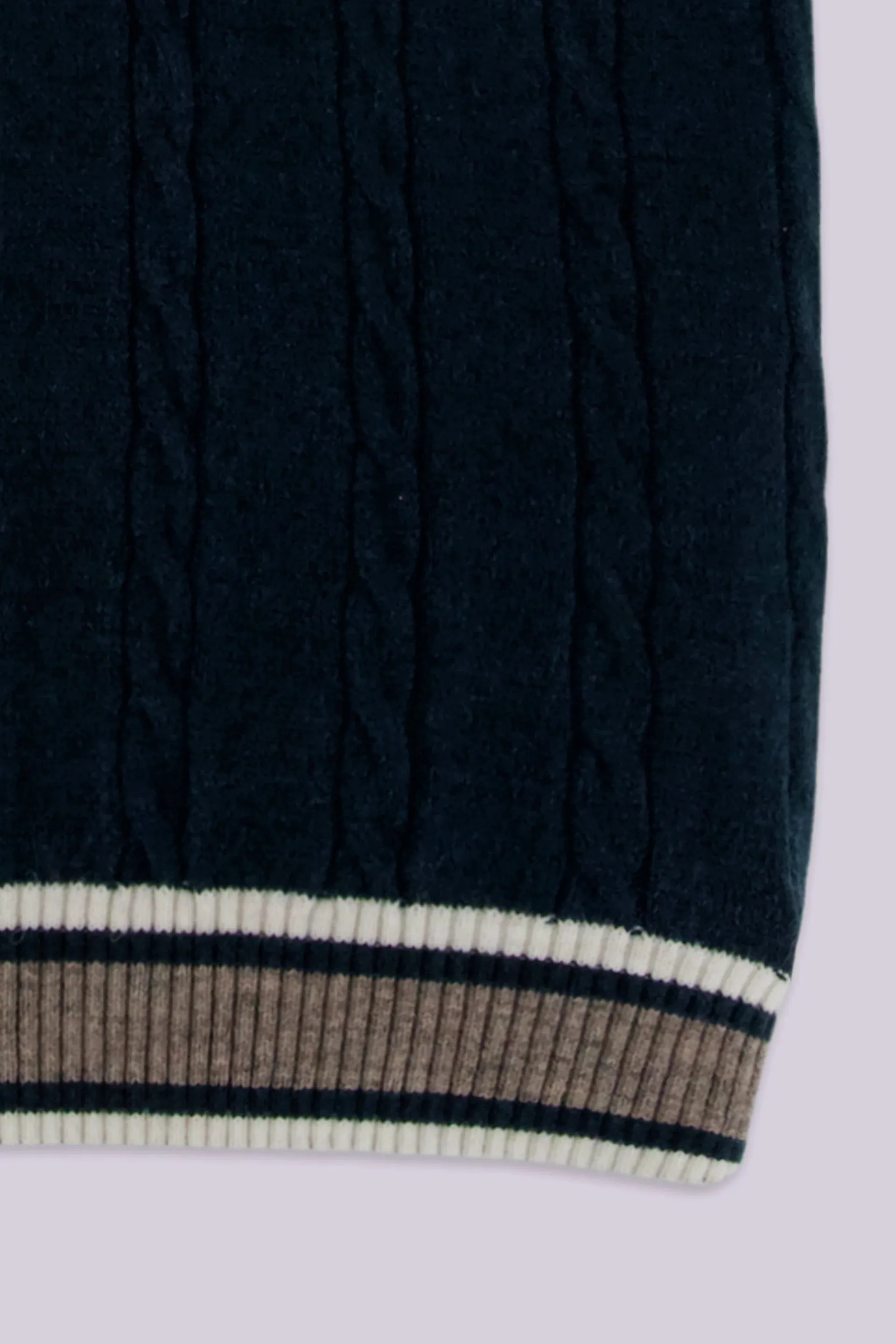 Cable Knit Sweater Vest