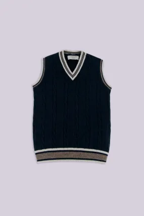 Cable Knit Sweater Vest