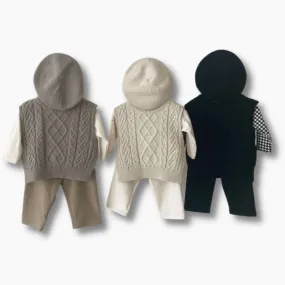 Cable Knit Sweater Vest