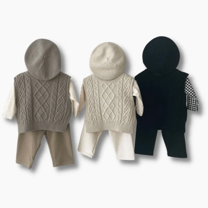 Cable Knit Sweater Vest