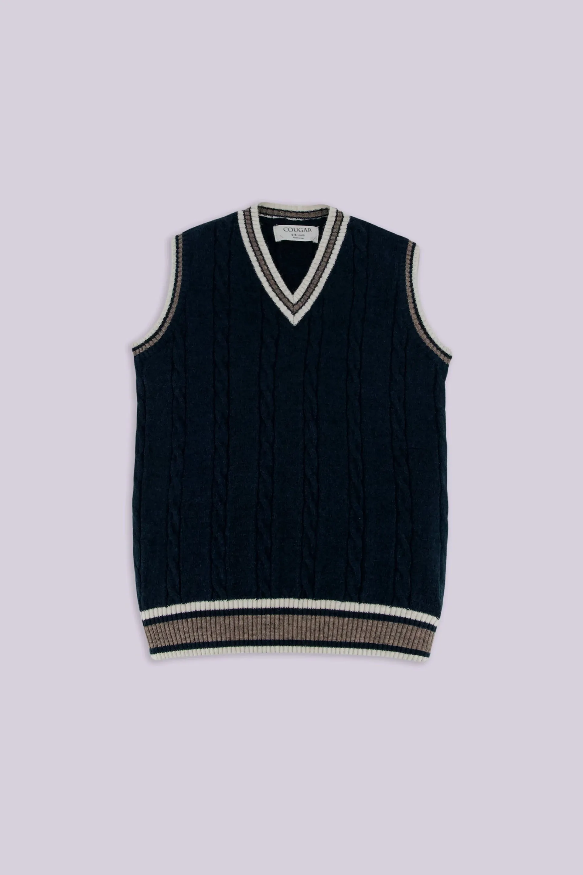 Cable Knit Sweater Vest