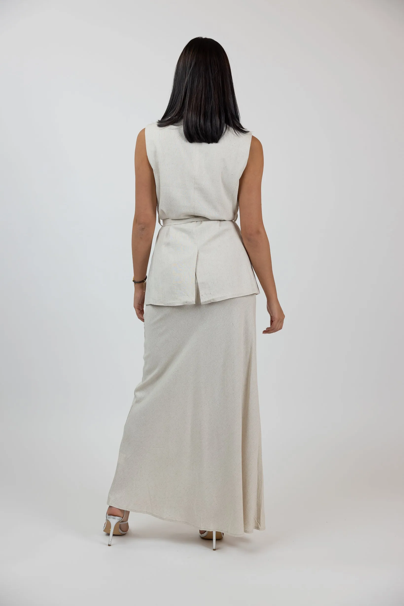 Charlotte Linen Skirt