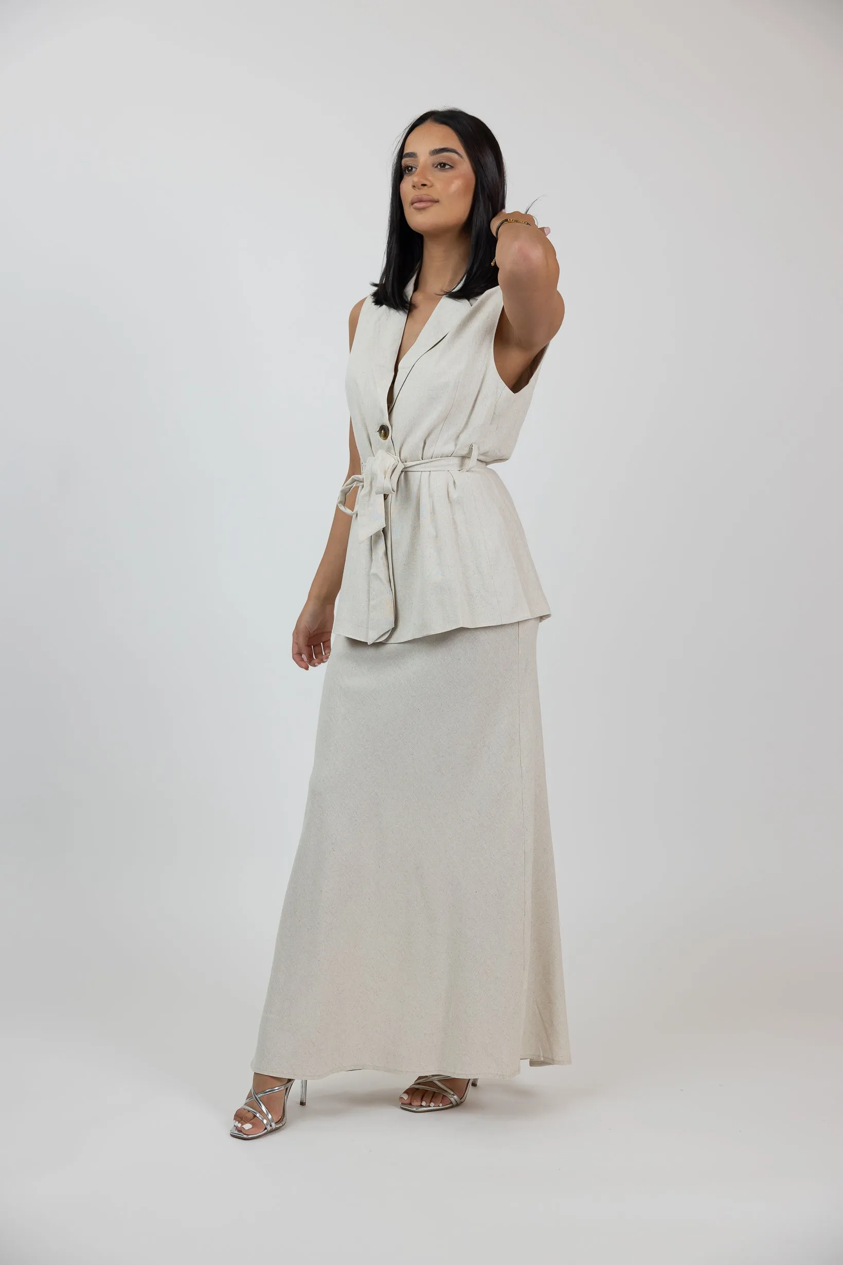 Charlotte Linen Skirt