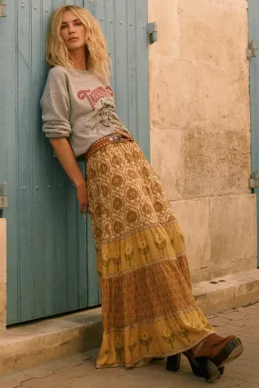 Château Maxi Skirt | Champagne