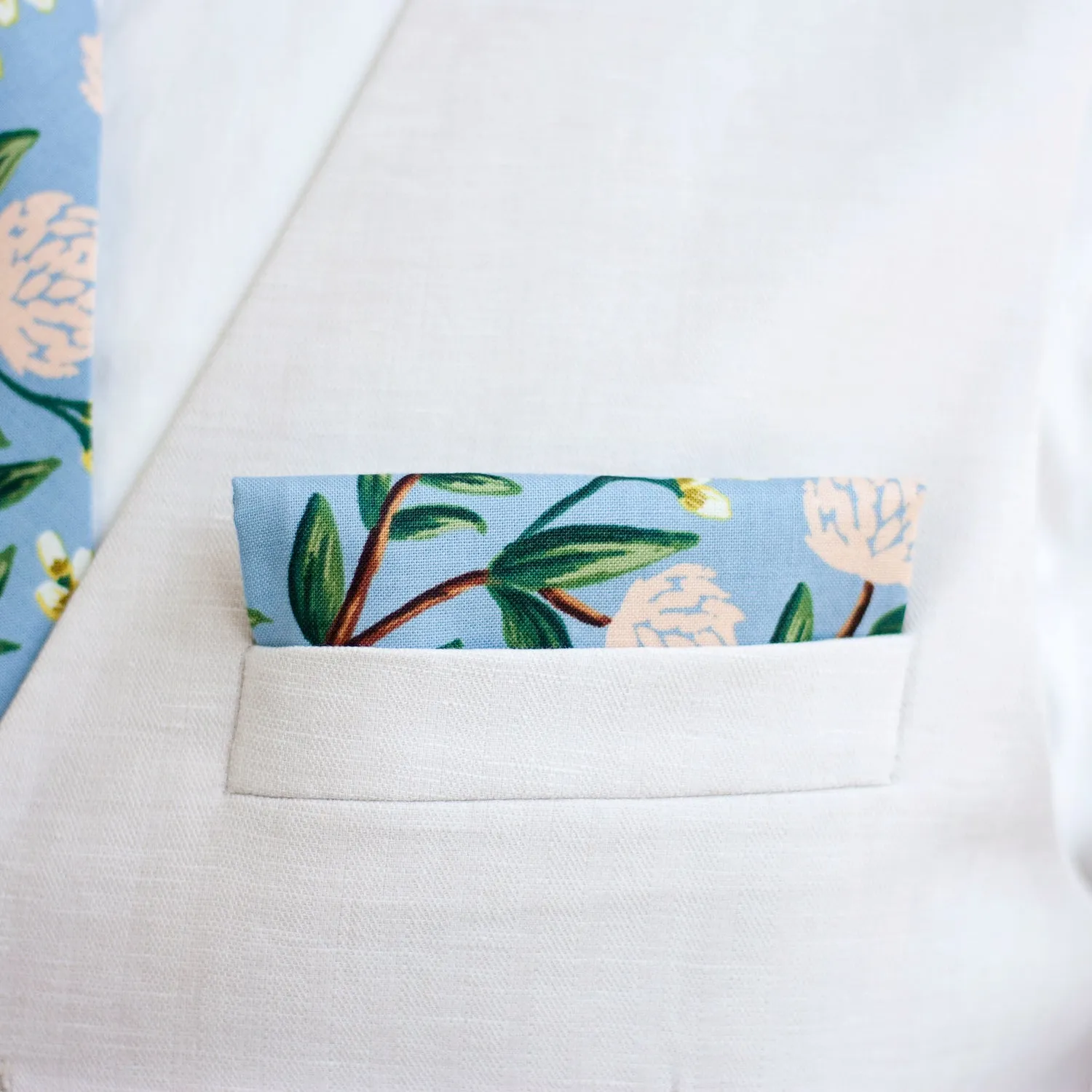 Classic Hair Bow Clip Or Headband / Peonies In Dusty Blue