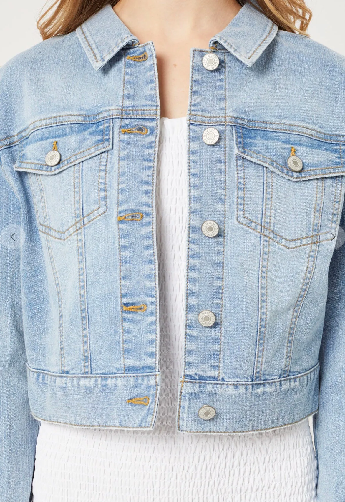 Curvy Denim Jacket - Size 3X