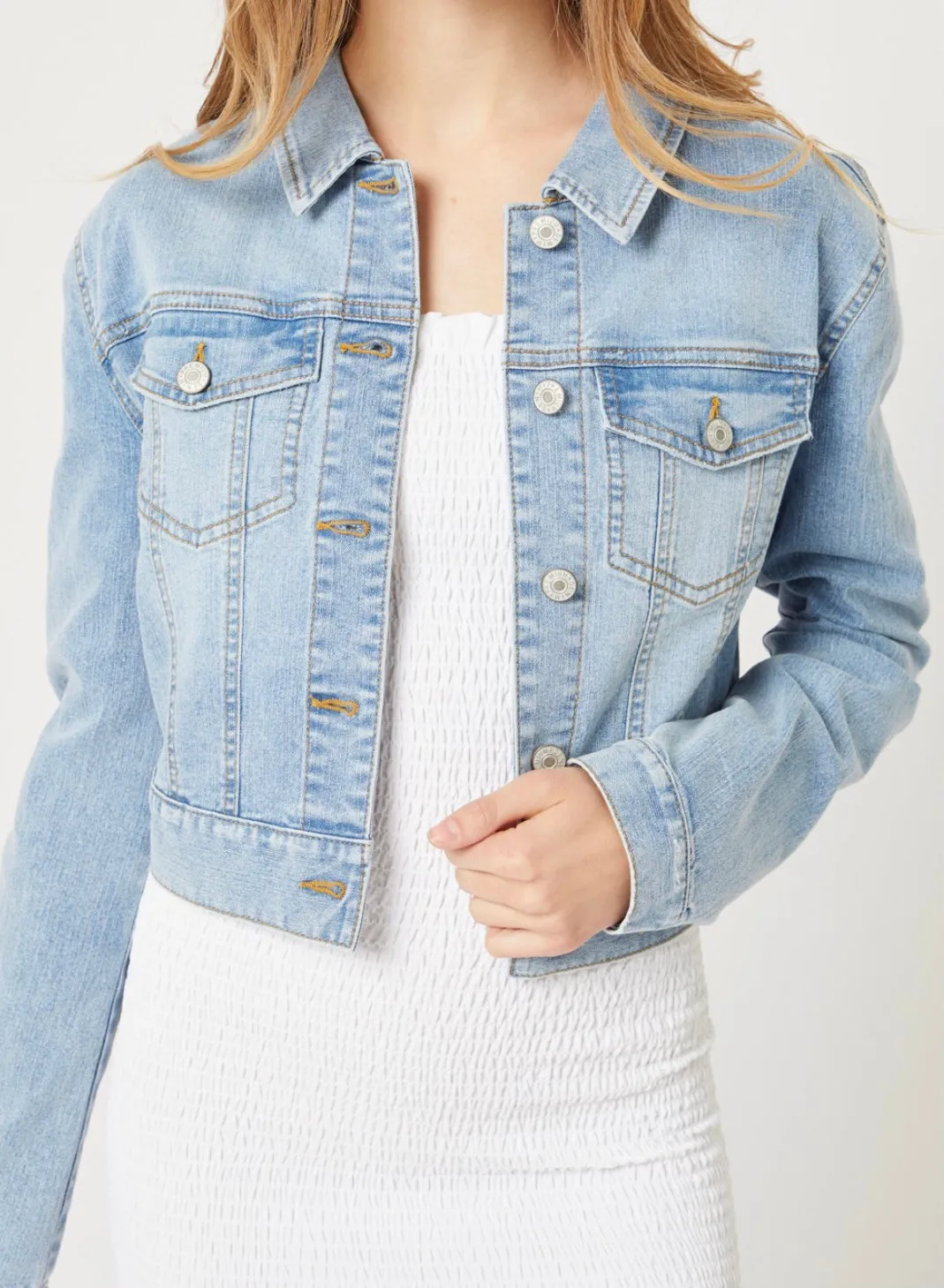 Curvy Denim Jacket - Size 3X