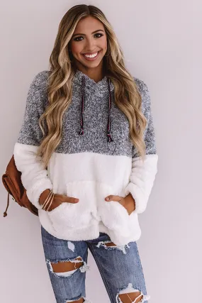 Cute And Cuddly Hoodie In Blue