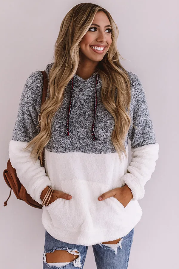 Cute And Cuddly Hoodie In Blue