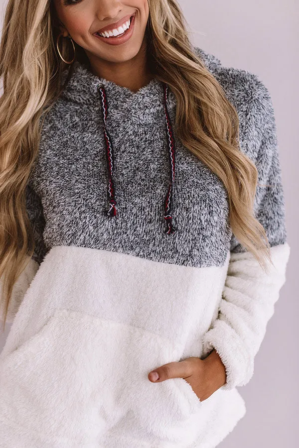 Cute And Cuddly Hoodie In Blue