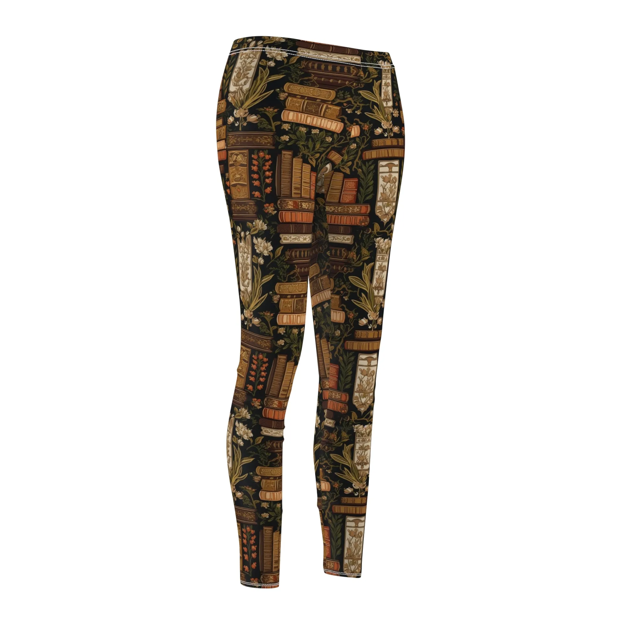 Dark Academia Floral Soft Touch Leggings