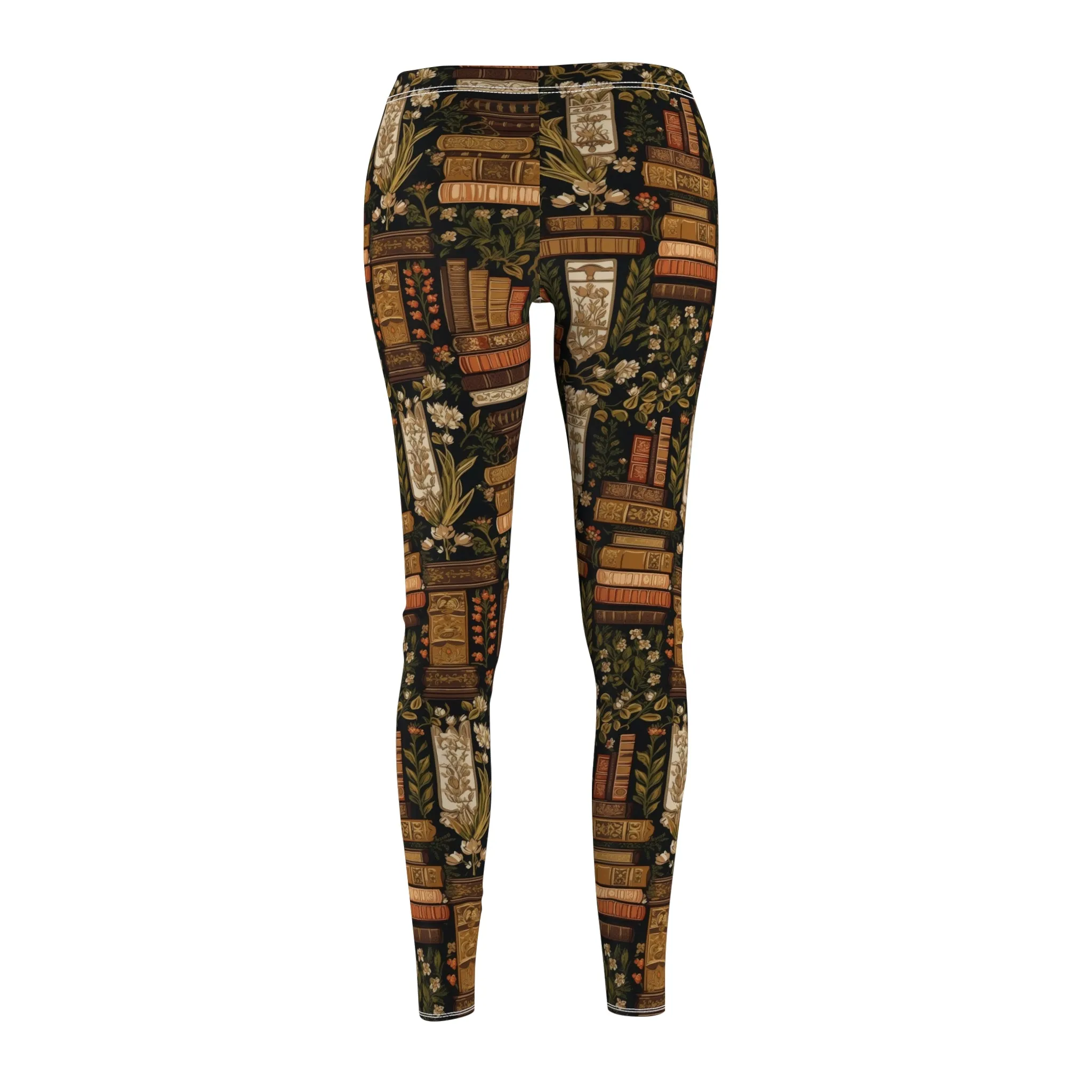 Dark Academia Floral Soft Touch Leggings
