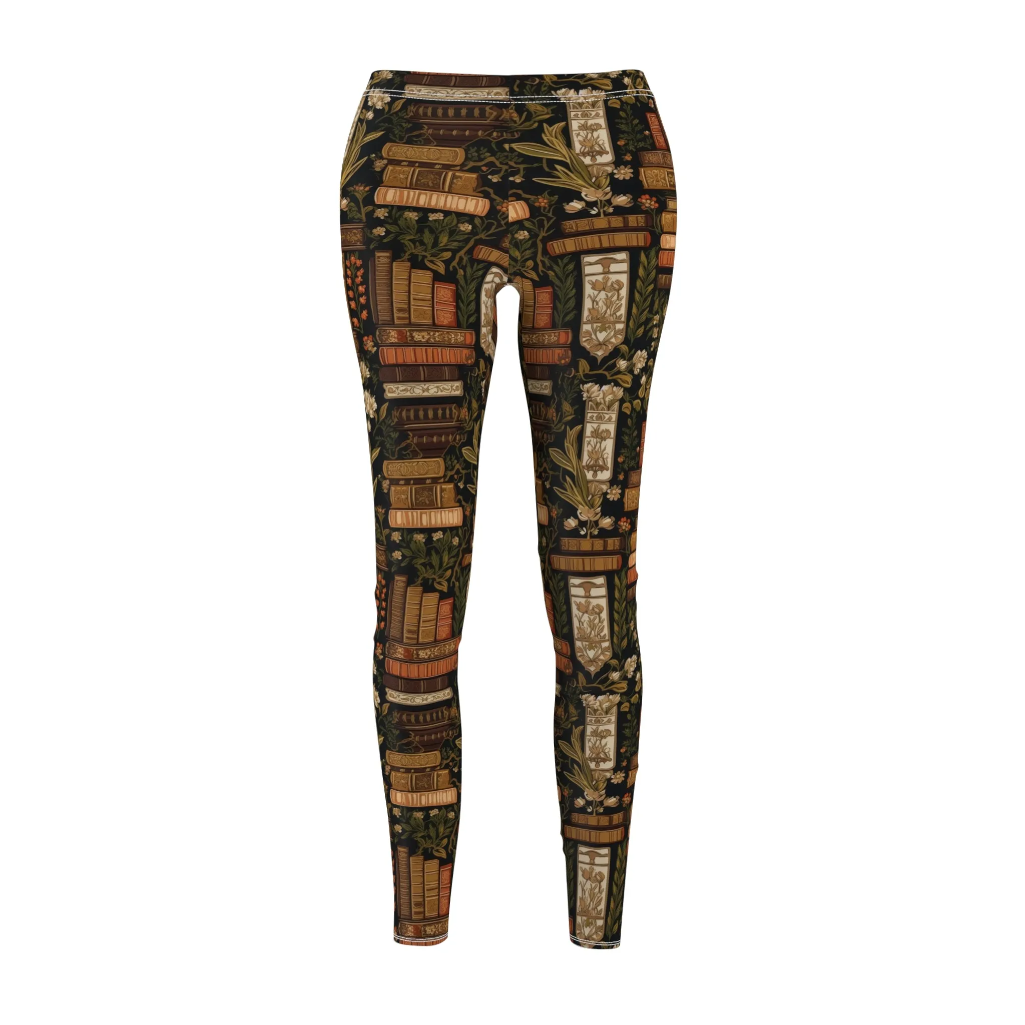 Dark Academia Floral Soft Touch Leggings