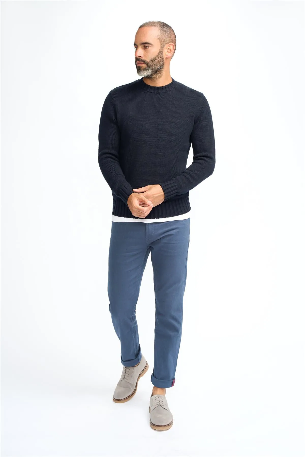 Farrel Navy Jumper