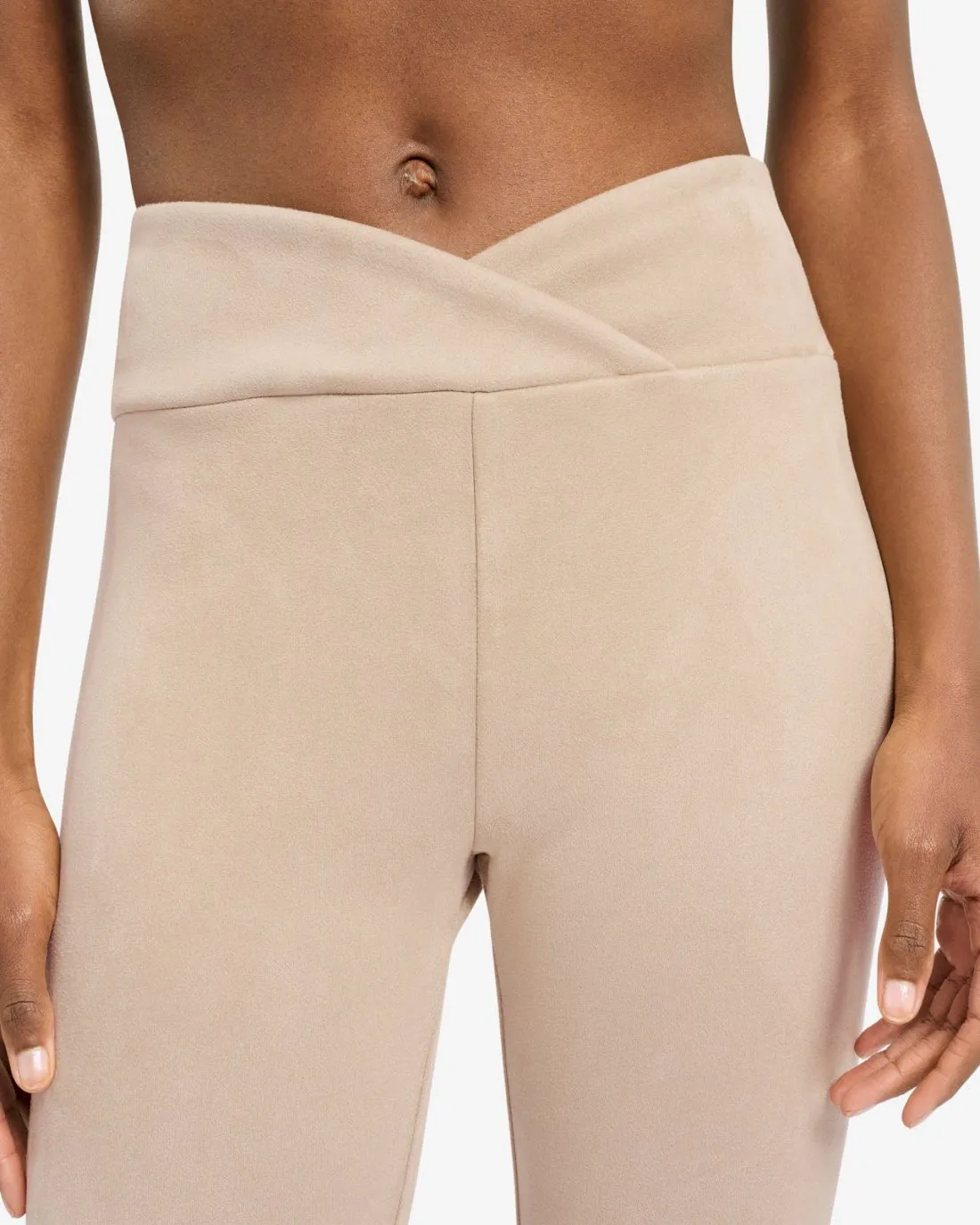 Faux Suede Legging