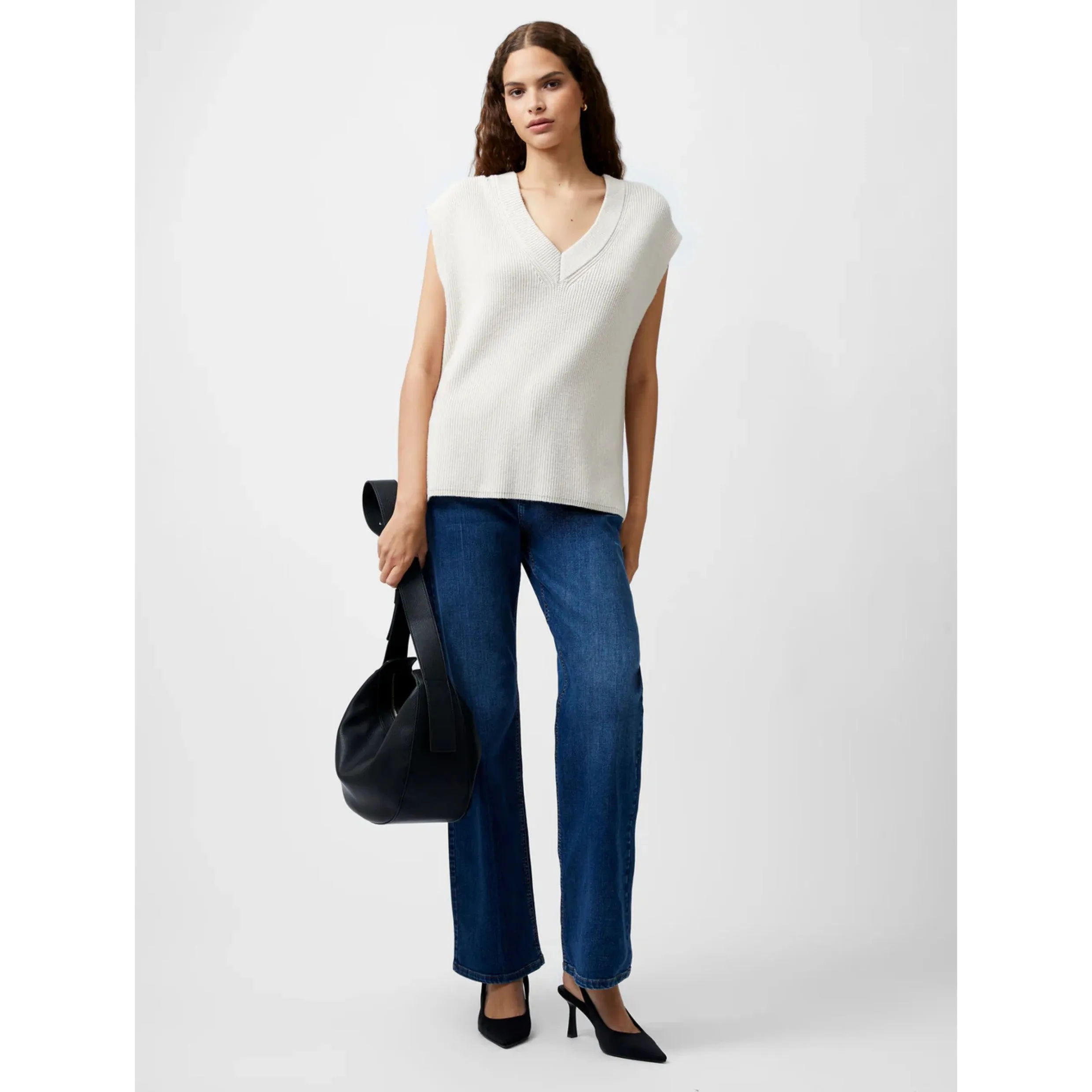 French Connection Nariko Rib Vest 78XDB
