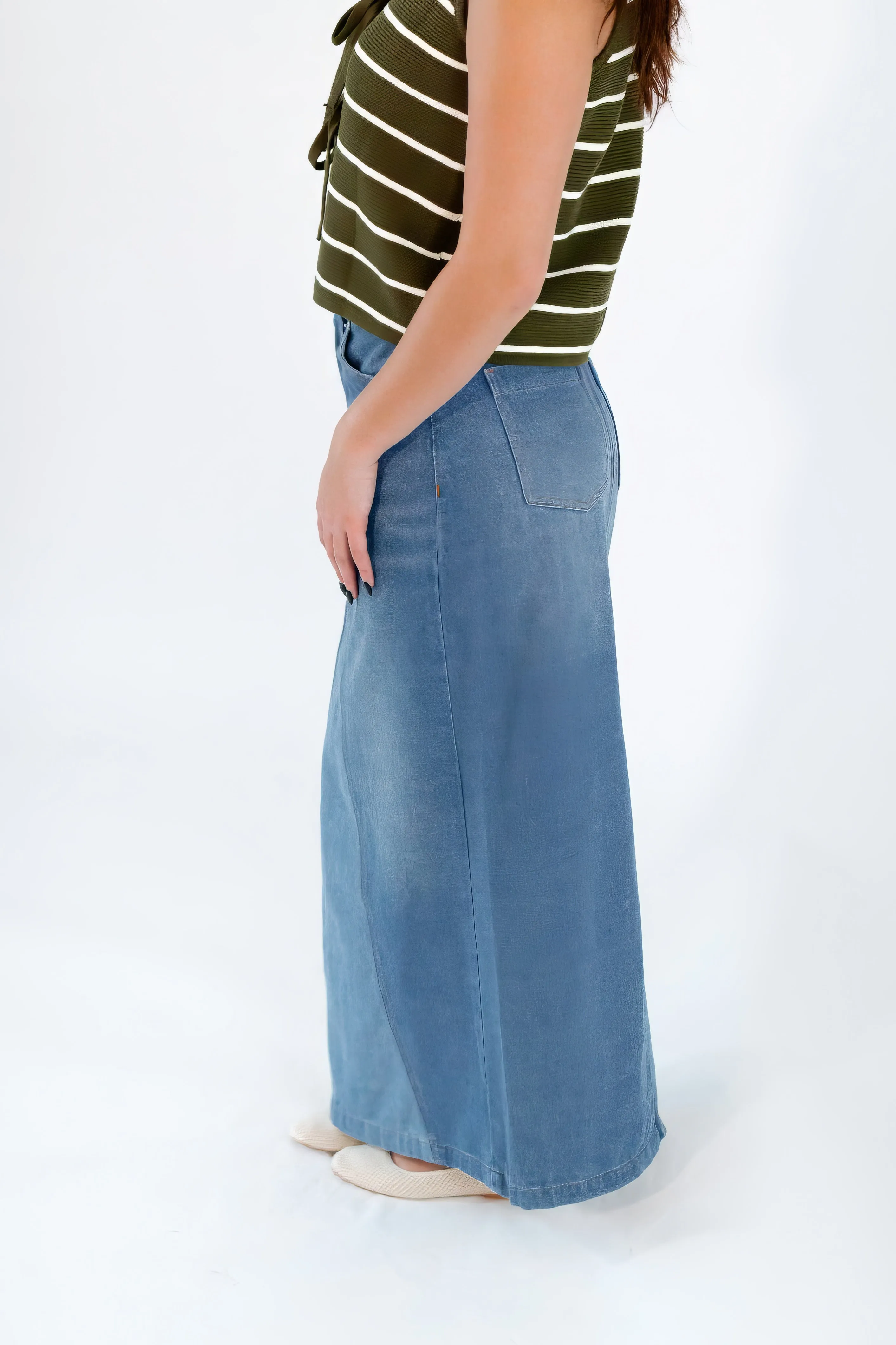 Giani Denim Maxi Skirt