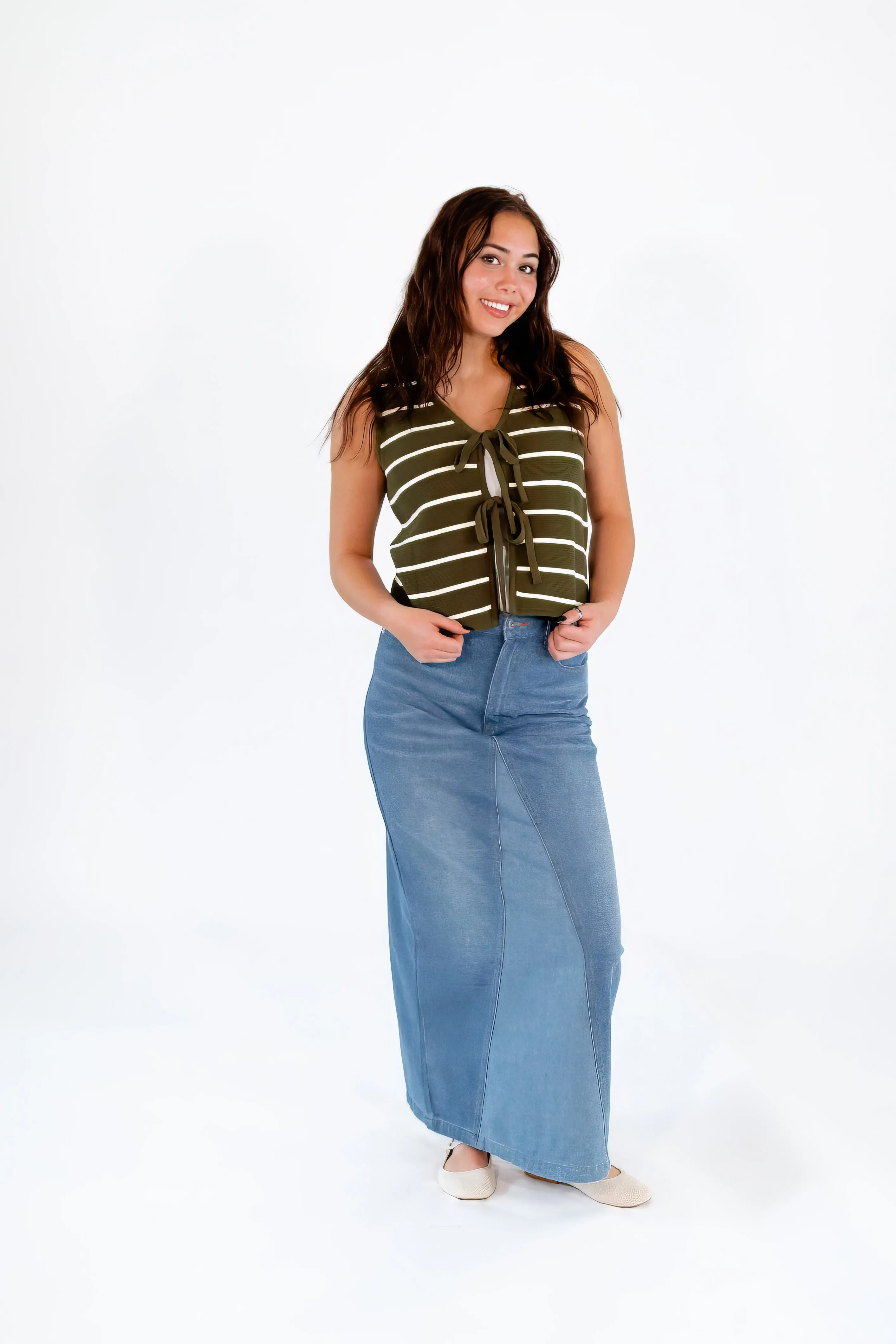 Giani Denim Maxi Skirt