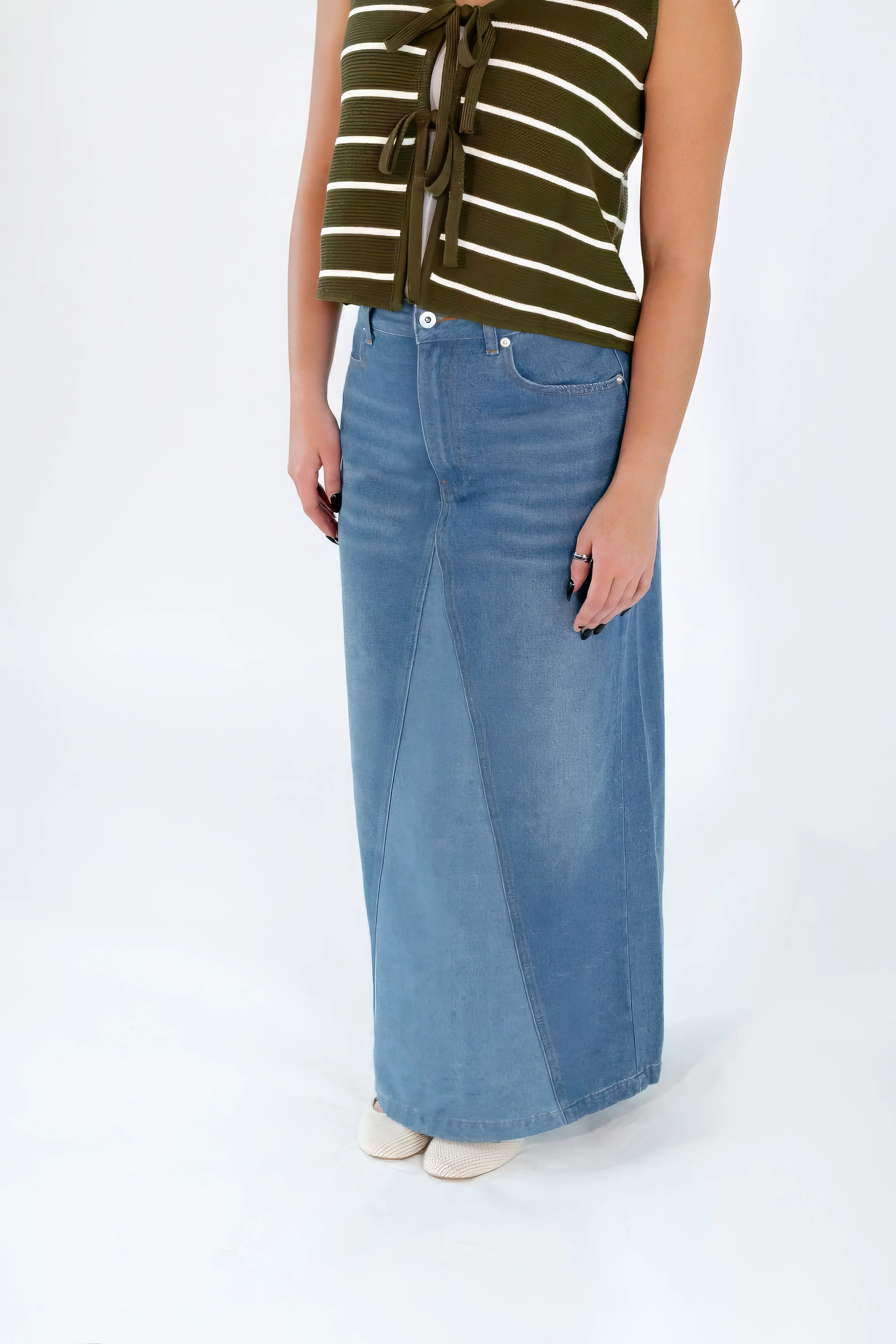 Giani Denim Maxi Skirt