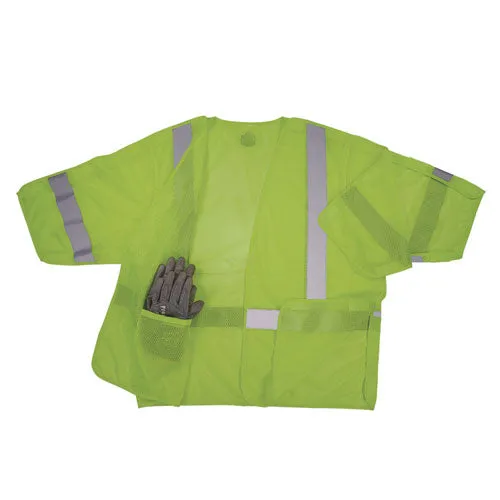 Glowear 8315ba Class 3 Hi-vis Breakaway Safety Vest, 2x-large To 3x-large, Lime, Ships In 1-3 Business Days