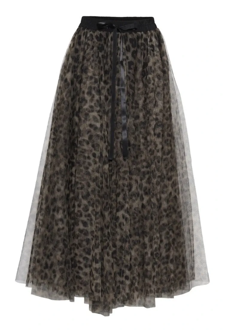 Grace Leopard Tulle Skirt | Original Leopard