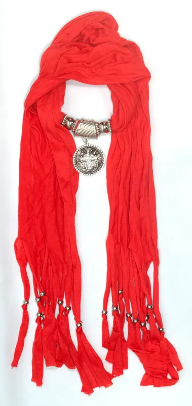 Ladies Studded Cross Pendants Fashion Scarf Wholesale