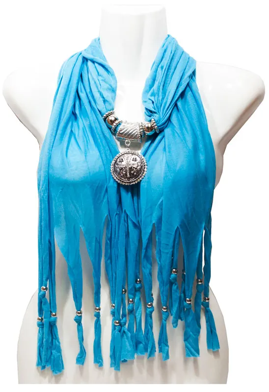 Ladies Studded Cross Pendants Fashion Scarf Wholesale