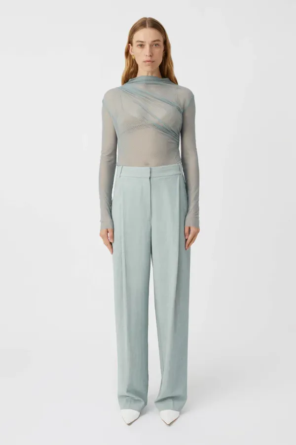 Lattice Top Seafoam