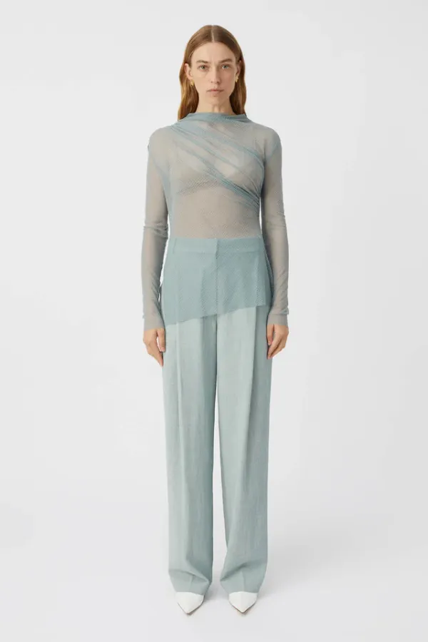 Lattice Top Seafoam
