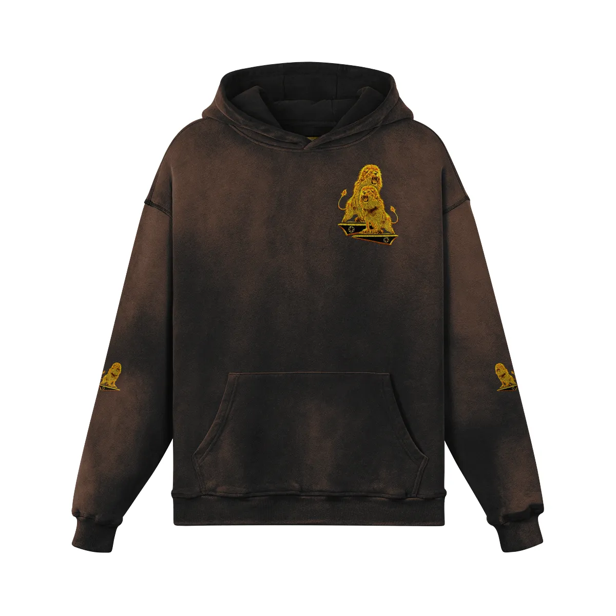 Like Father, Like Son 02-01 Men's Designer Heavyweight Stonewashed Drop Shoulder Pullover Hoodie (6 colors)