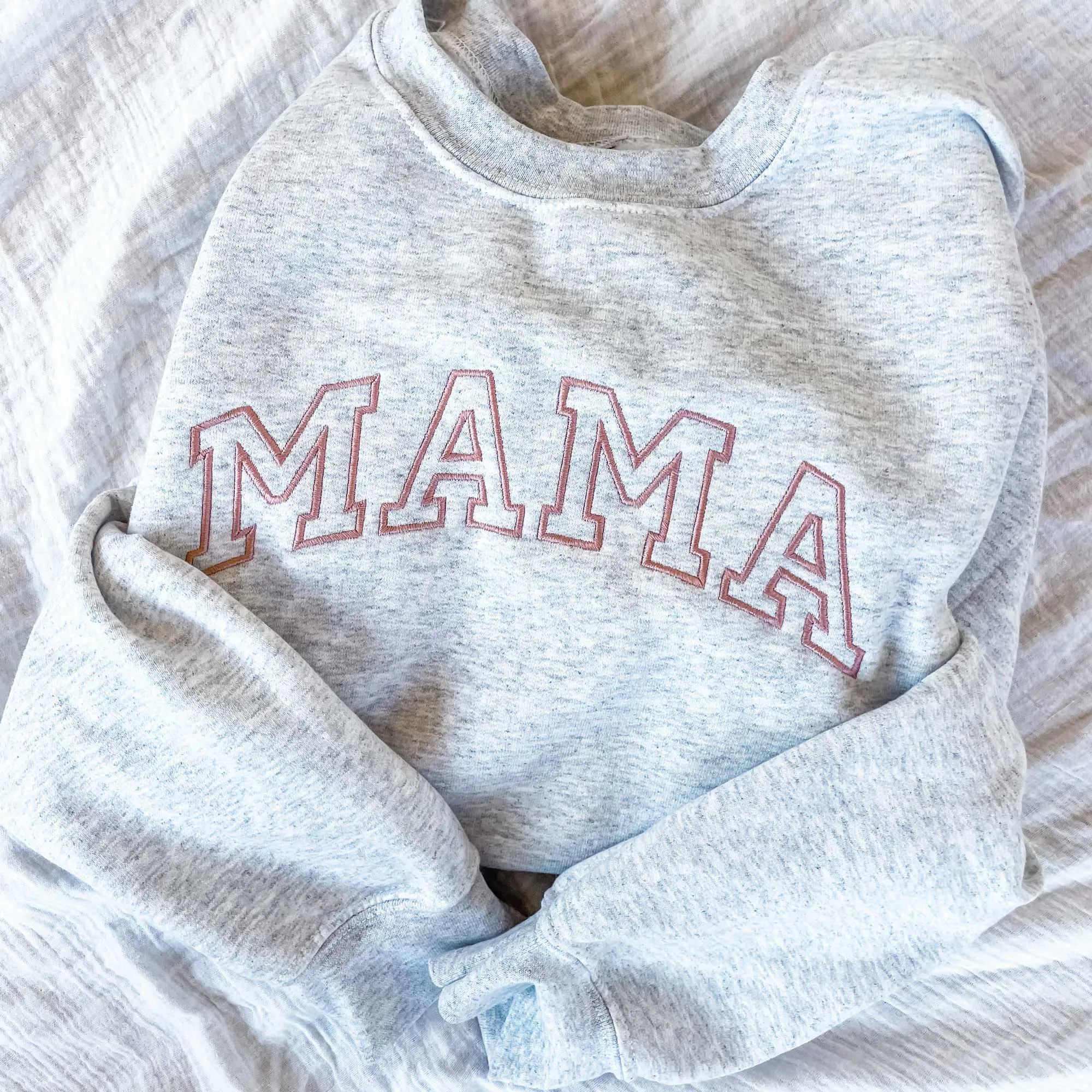 MAMA Athletic Block Crewneck Sweatshirt