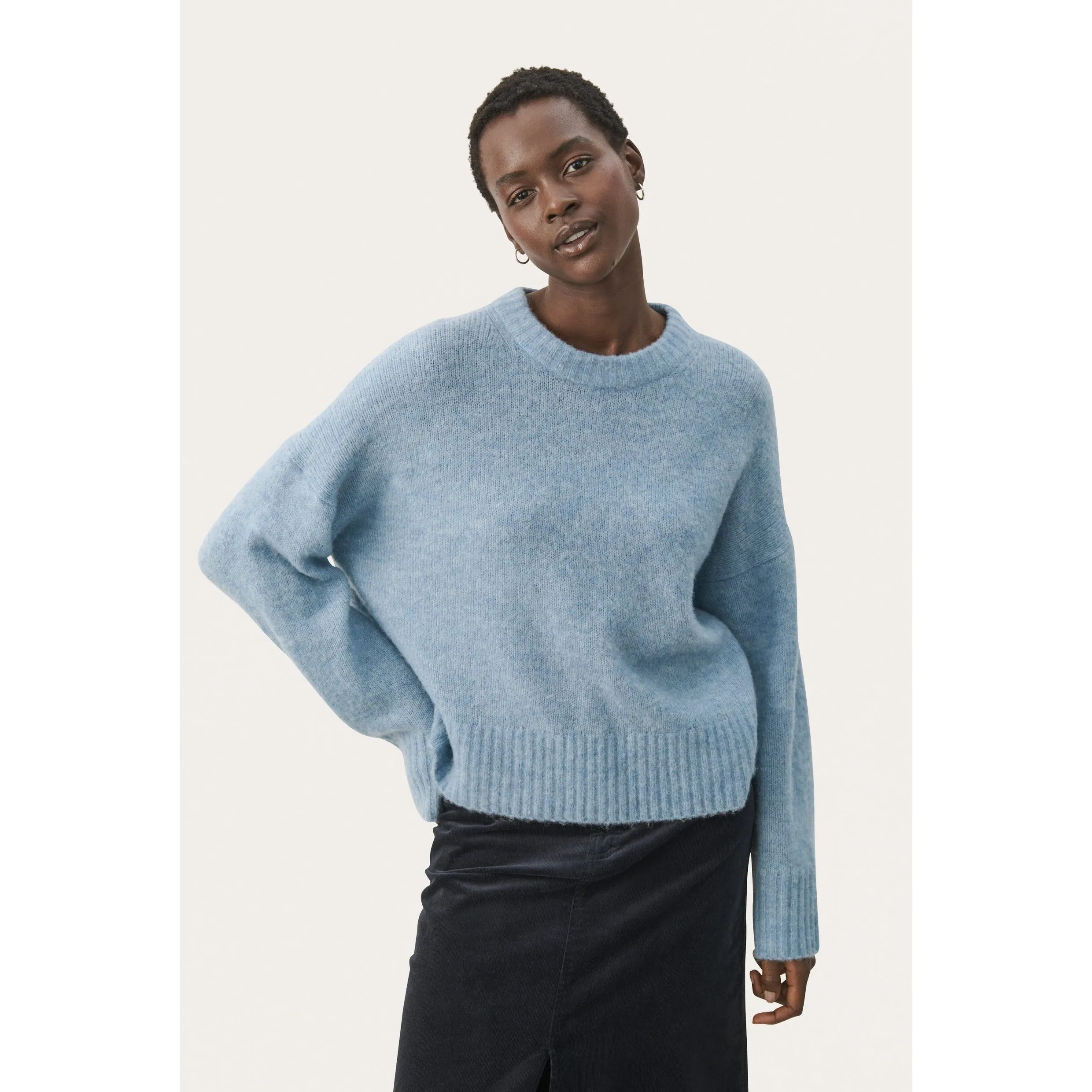 Part Two Lulya Jumper in Soft Chambray 30309015