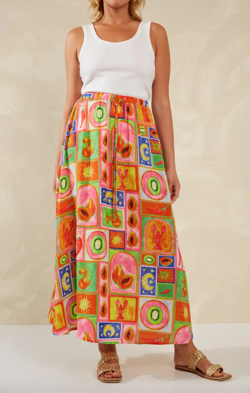 Portofino Maxi Skirt, Spritz