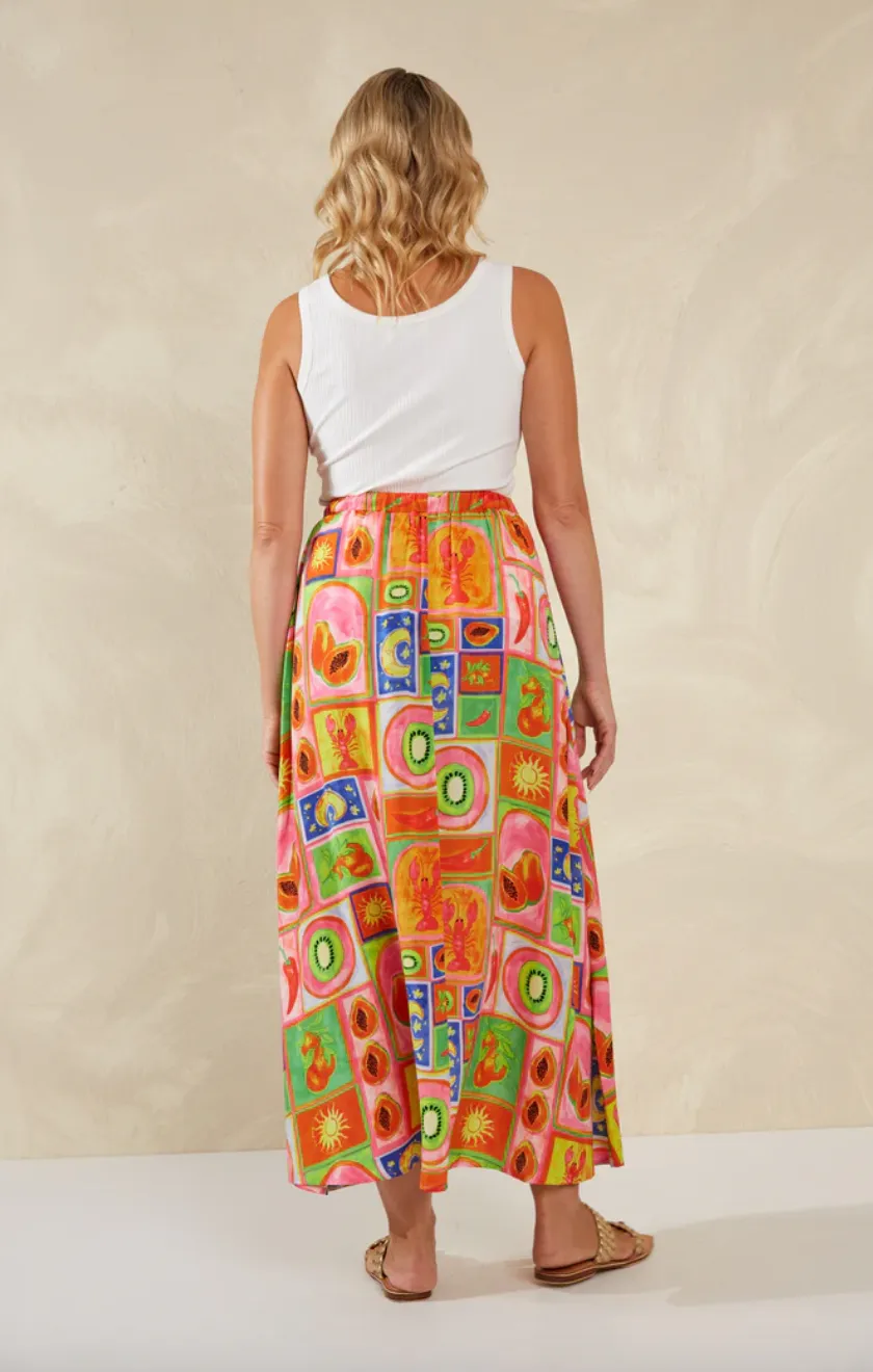 Portofino Maxi Skirt, Spritz
