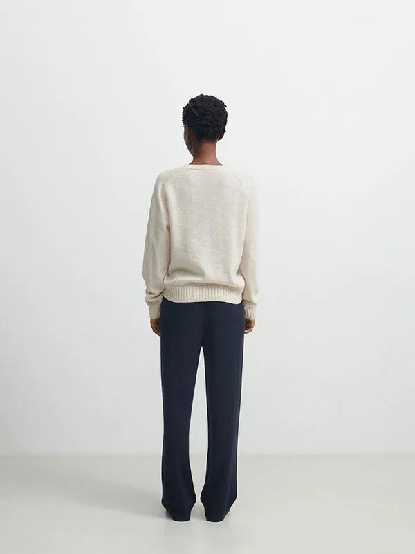 Raw Wool Light Sweater