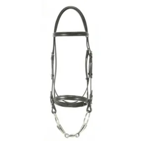 Red Barn Levade Dressage Snaffle Bridle - No Flash