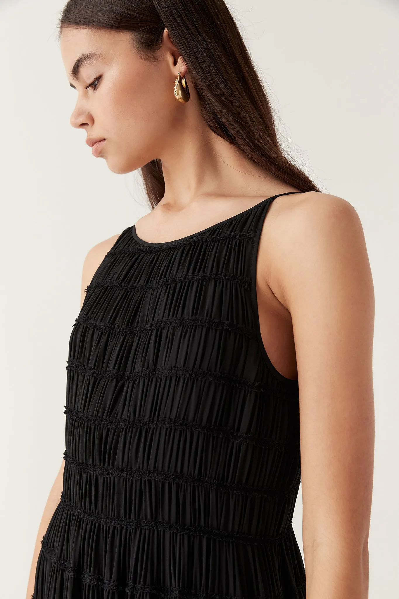Rosewood Ruched Gown